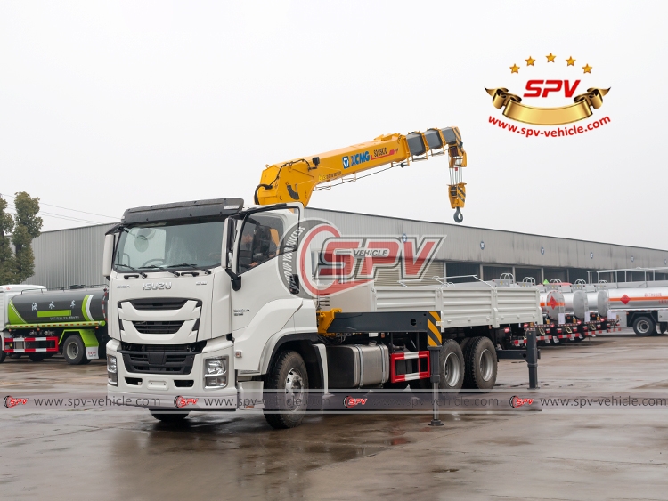 10 Tons Cargo Crane Truck ISUZU - Testing 10 Tons Cargo Crane Truck ISUZU - Testing